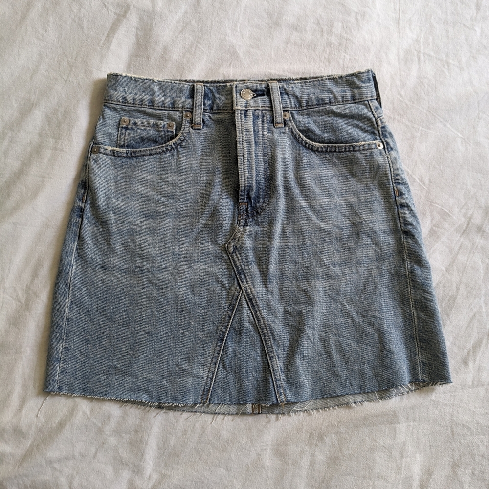 Everlane denim skirt
